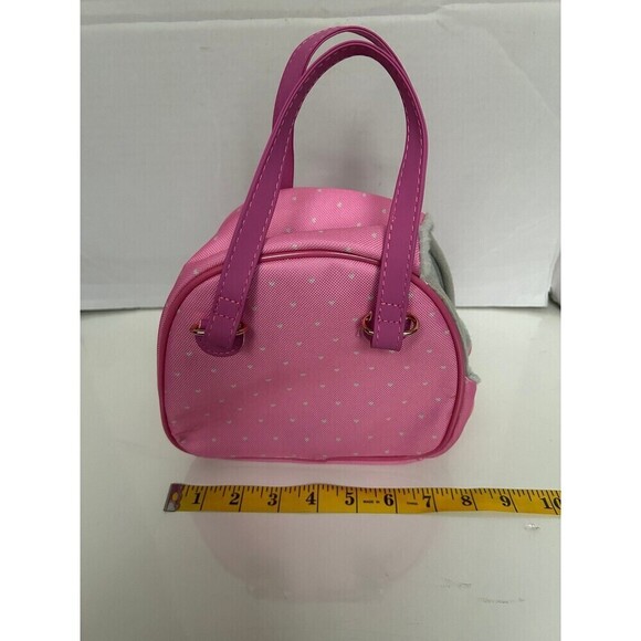 Our Generation Doll Pet Dog Cat Carrier Bag Pink Hearts toy - Picture 7 of 8